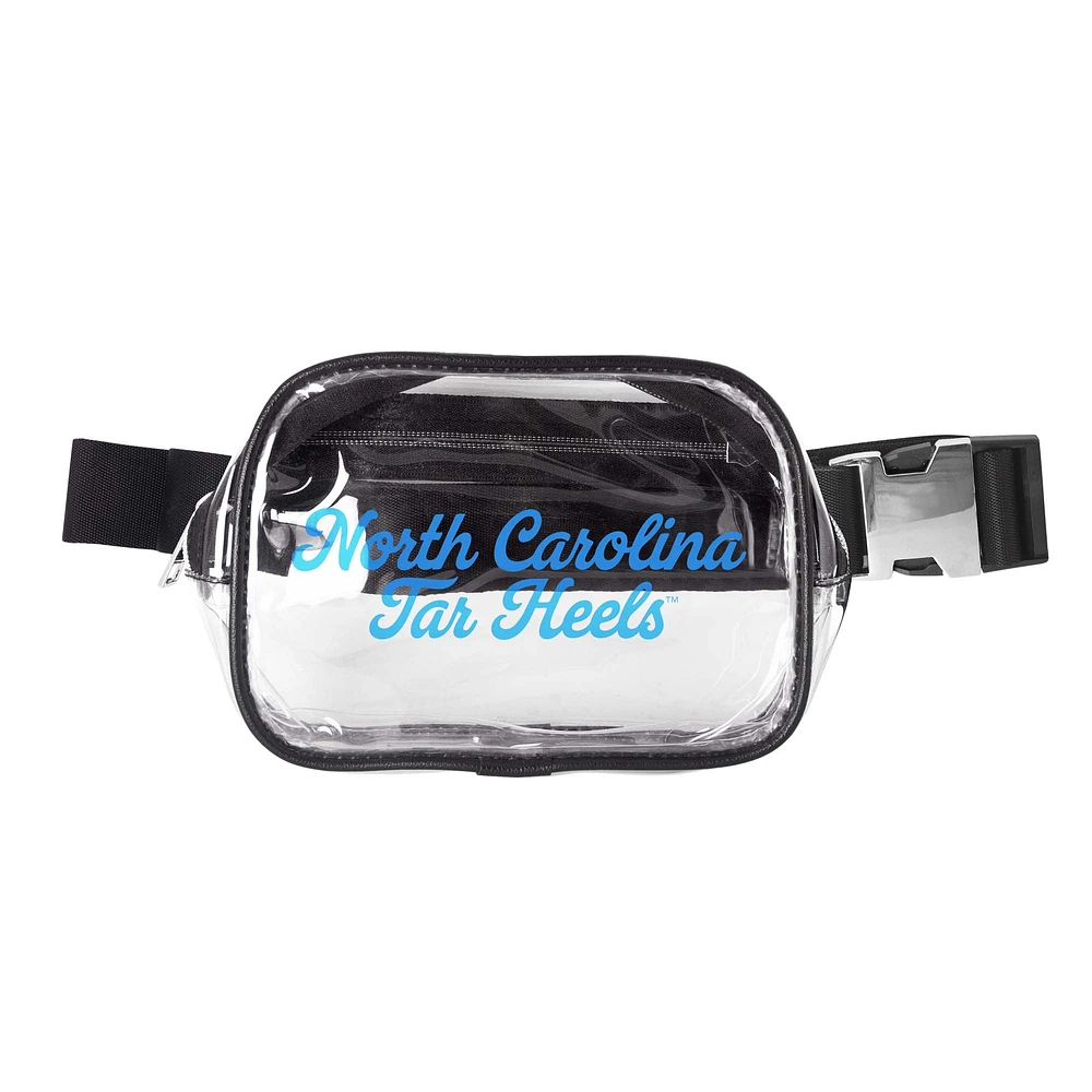 North Carolina Tar Heels Clear Belt Bag