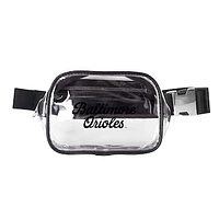 Baltimore Orioles Clear Belt Bag