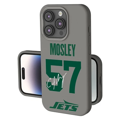 Keyscaper C.J. Mosley Gray New York Jets Ready Soft Touch iPhone Case