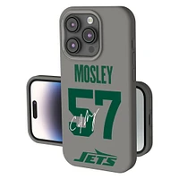 Keyscaper C.J. Mosley Gray New York Jets Ready Soft Touch iPhone Case