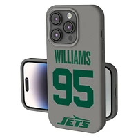 Keyscaper Quinnen Williams Gray New York Jets Ready Soft Touch iPhone Case
