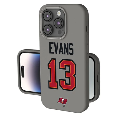 Keyscaper Mike Evans Gray Tampa Bay Buccaneers Ready Soft Touch iPhone Case