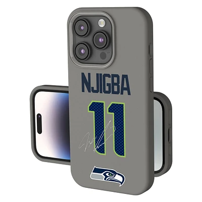 Keyscaper Jaxon Smith-Njigba Gray Seattle Seahawks Ready Soft Touch iPhone Case