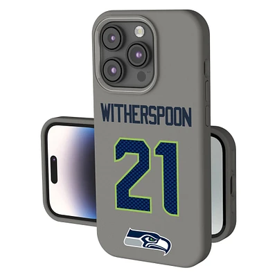 Keyscaper Devon Witherspoon Gray Seattle Seahawks Ready Soft Touch iPhone Case