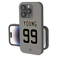 Keyscaper Chase Young Gray New Orleans Saints Ready Soft Touch iPhone Case