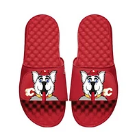 Unisex ISlide  Red Calgary Flames Team Mascot Slide Sandals