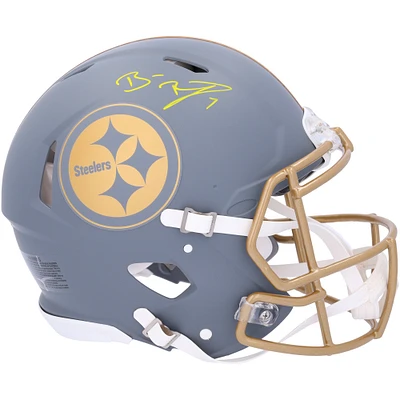 Ben Roethlisberger Pittsburgh Steelers Autographed Riddell Slate Speed Authentic Helmet