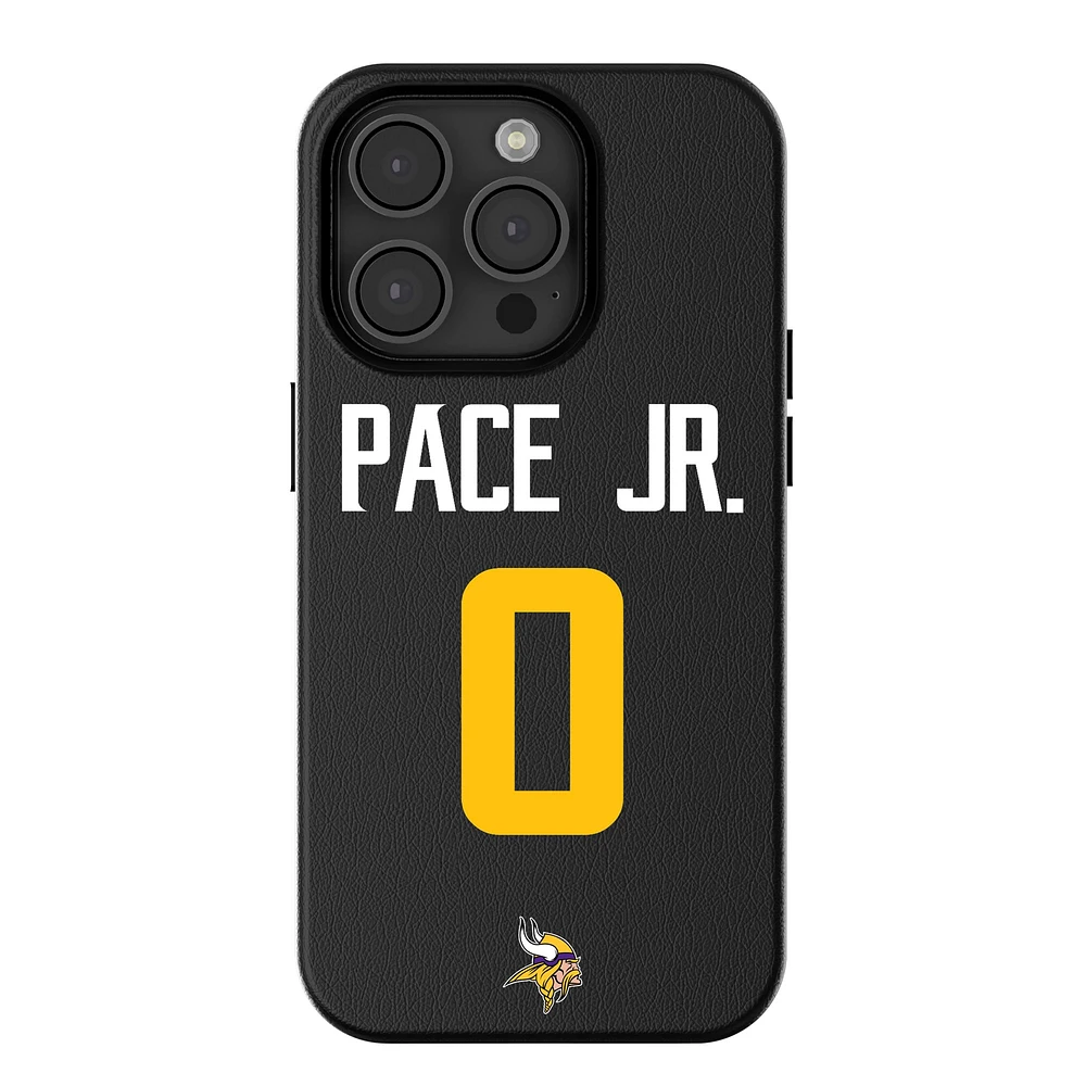 Keyscaper Ivan Pace Jr Black Minnesota Vikings iPhone Magnetic Bump Case