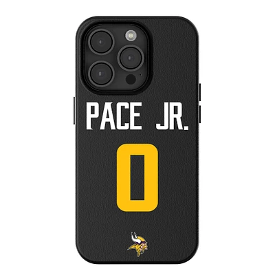 Keyscaper Ivan Pace Jr Black Minnesota Vikings iPhone Magnetic Bump Case