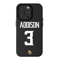 Keyscaper Jordan Addison Black Minnesota Vikings iPhone Magnetic Bump Case