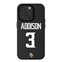 Keyscaper Jordan Addison Black Minnesota Vikings iPhone Magnetic Bump Case