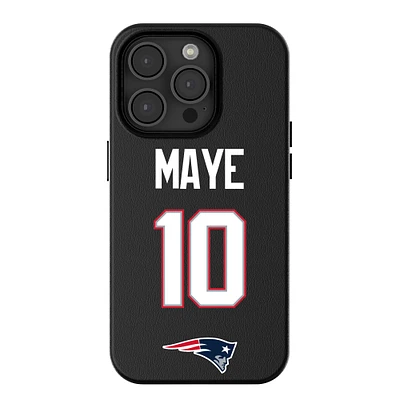 Keyscaper Drake Maye Black New England Patriots iPhone Magnetic Bump Case