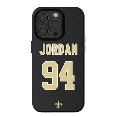 Keyscaper Cameron Jordan Black New Orleans Saints iPhone Magnetic Bump Case