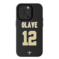 Keyscaper Chris Olave Black New Orleans Saints iPhone Magnetic Bump Case