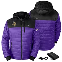 Men's ActionHeat Minnesota Vikings 5V Battery Charged Insulated Puffer Full-Zip Jacket