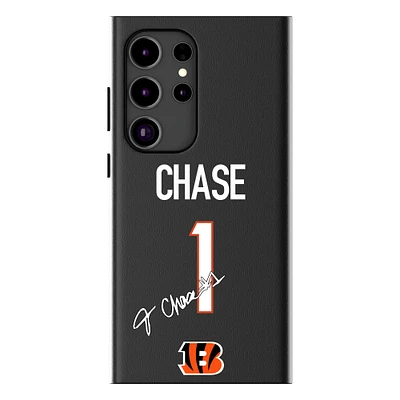 Keyscaper Ja'Marr Chase Black Cincinnati Bengals Galaxy Magnetic Bump Case