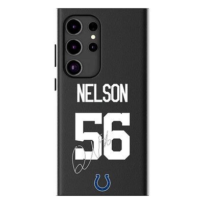 Keyscaper Quenton Nelson Black Indianapolis Colts Galaxy Magnetic Bump Case