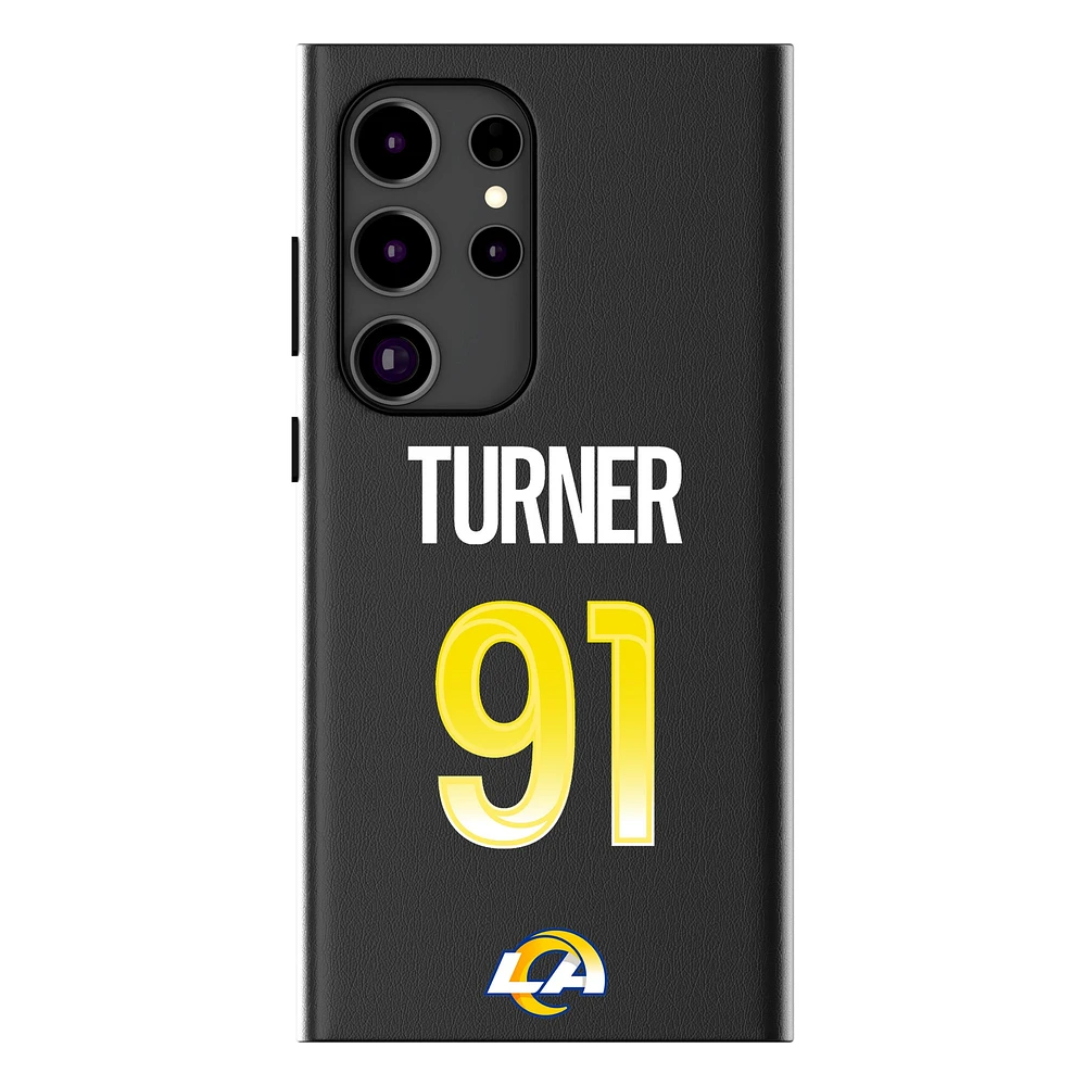 Keyscaper Kobie Turner Black Los Angeles Rams Galaxy Magnetic Bump Case