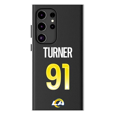 Keyscaper Kobie Turner Black Los Angeles Rams Galaxy Magnetic Bump Case