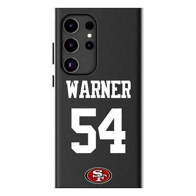 Keyscaper Fred Warner Black San Francisco 49ers Galaxy Magnetic Bump Case