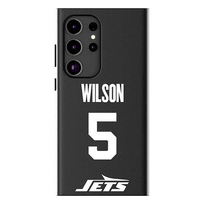 Keyscaper Garrett Wilson Black New York Jets Galaxy Magnetic Bump Case