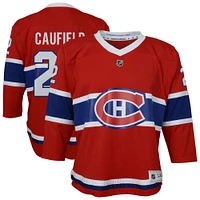 Youth Cole Caufield Red Montreal Canadiens Replica Player Jersey