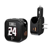Keyscaper A.J. Terrell Atlanta Falcons Ready 2-in-1 USB Charger