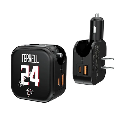 Keyscaper A.J. Terrell Atlanta Falcons Ready 2-in-1 USB Charger