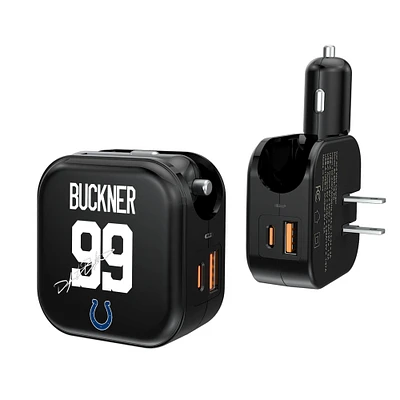 Keyscaper DeForest Buckner Indianapolis Colts Ready 2-in-1 USB Charger