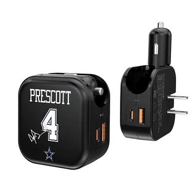 Keyscaper Dak Prescott Dallas Cowboys Ready 2-in-1 USB Charger