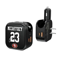 Keyscaper Christian McCaffrey San Francisco 49ers Ready 2-in-1 USB Charger