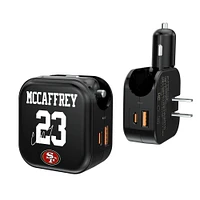 Keyscaper Christian McCaffrey San Francisco 49ers Ready 2-in-1 USB Charger