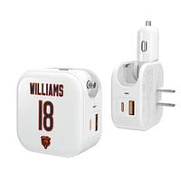 Keyscaper Caleb Williams Chicago Bears Ready 2-in-1 USB Charger