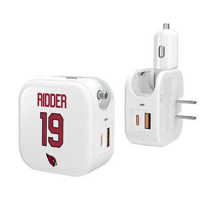 Keyscaper Desmond Ridder Arizona Cardinals Ready 2-in-1 USB Charger