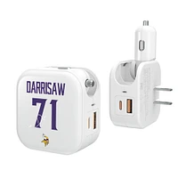 Keyscaper Christian Darrisaw Minnesota Vikings Ready 2-in-1 USB Charger