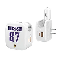 Keyscaper T.J. Hockenson Minnesota Vikings Ready 2-in-1 USB Charger
