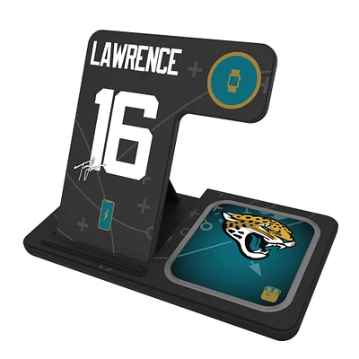Keyscaper Trevor Lawrence Jacksonville Jaguars Ready 3-in-1 Charging Station
