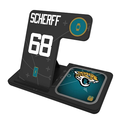Keyscaper Brandon Scherff Jacksonville Jaguars Ready 3-in-1 Charging Station