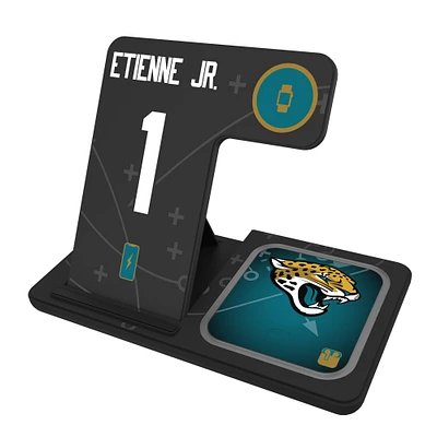 Keyscaper Travis Etienne Jacksonville Jaguars Ready 3-in-1 Charging Station