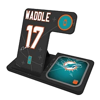 Keyscaper Jaylen Waddle Miami Dolphins Ready 3-in-1 Charging Station