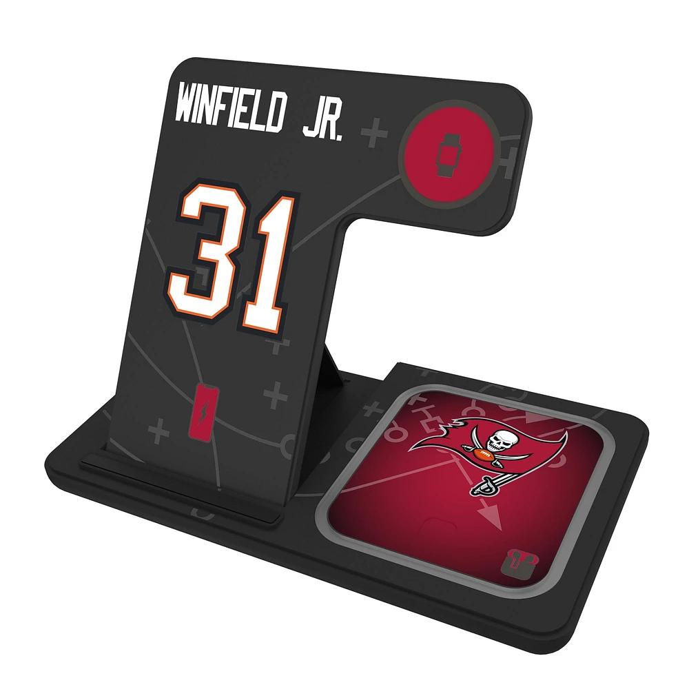 Keyscaper Antoine Winfield Jr. Tampa Bay Buccaneers Ready 3-in-1 Charging Station