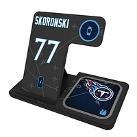 Keyscaper Peter Skoronski Tennessee Titans Ready 3-in-1 Charging Station