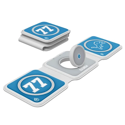 Keyscaper Frank Ragnow Detroit Lions 3-in-1 Foldable Charger