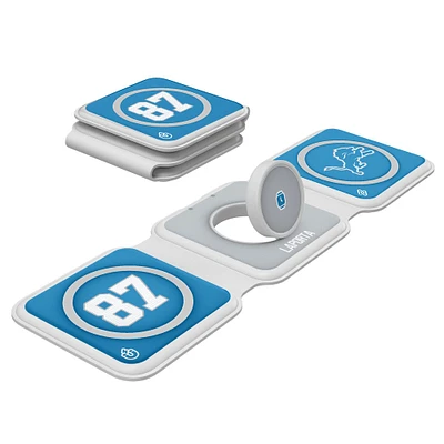Keyscaper Sam LaPorta Detroit Lions 3-in-1 Foldable Charger