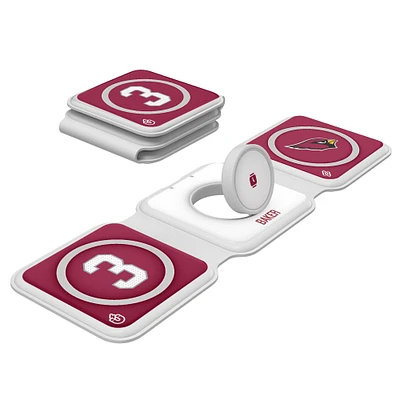 Keyscaper Budda Baker Arizona Cardinals 3-in-1 Foldable Charger