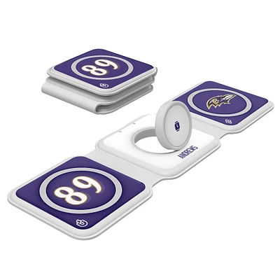 Keyscaper Mark Andrews Baltimore Ravens 3-in-1 Foldable Charger