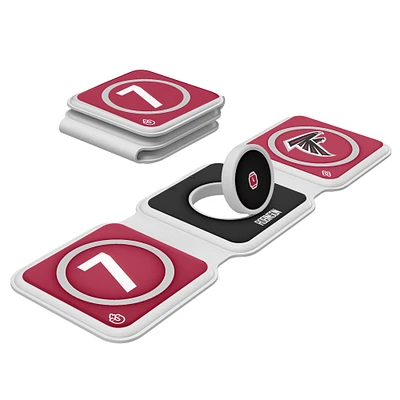 Keyscaper Bijan Robinson Atlanta Falcons 3-in-1 Foldable Charger
