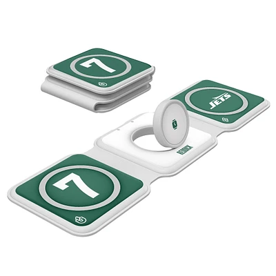 Keyscaper Haason Reddick New York Jets 3-in-1 Foldable Charger
