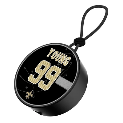 Keyscaper Chase Young New Orleans Saints Bluetooth IP67 Waterproof Speaker