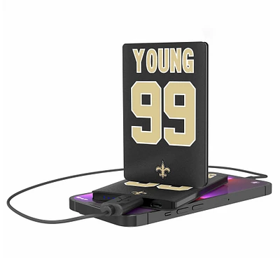 Keyscaper Chase Young New Orleans Saints Credit Card Powerbank